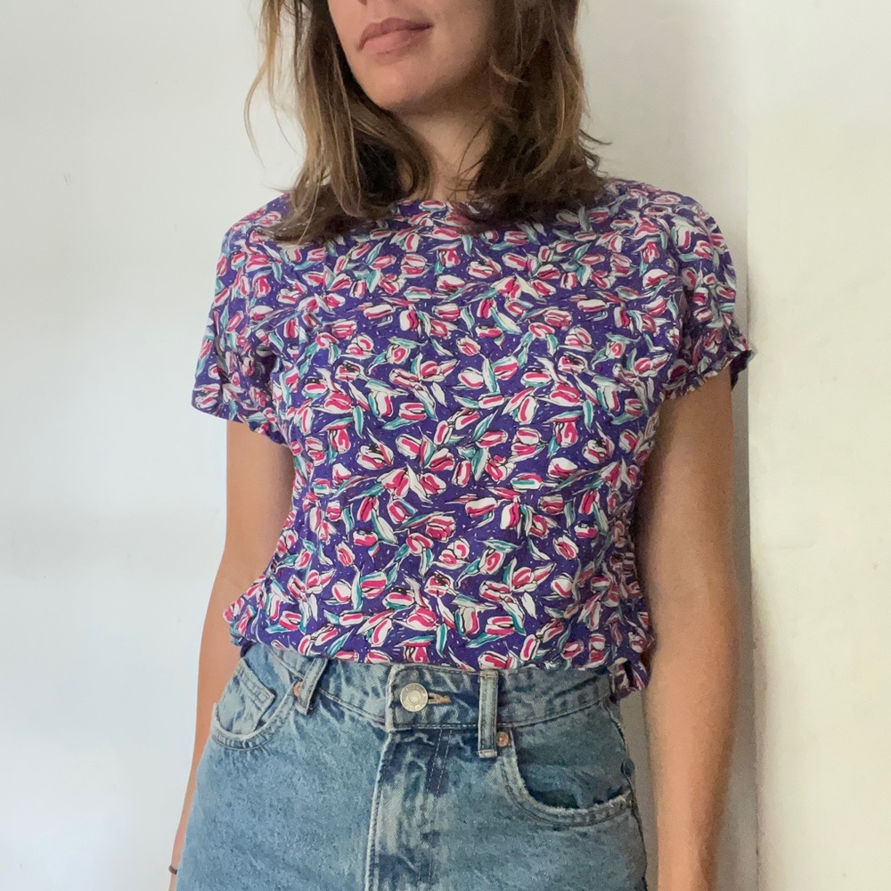 Vintage floral blouse